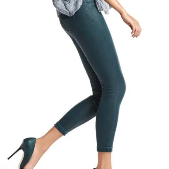 Hudson Midrise Dark Teal Nico Super Skinny Jean in Nonconformist 26 - Picture 1 of 12
